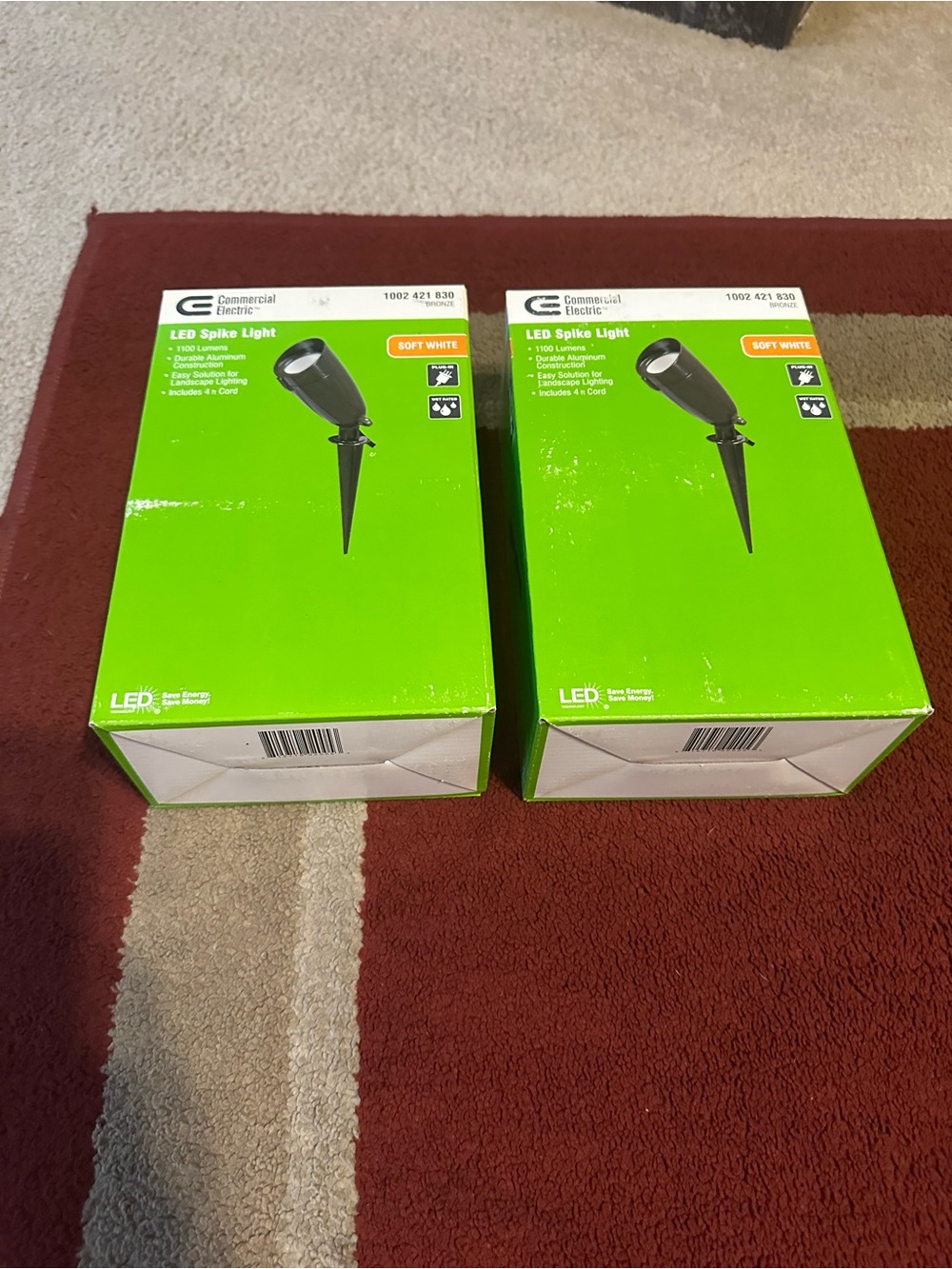 LED Spike Light - Soft White (Green Packaging)